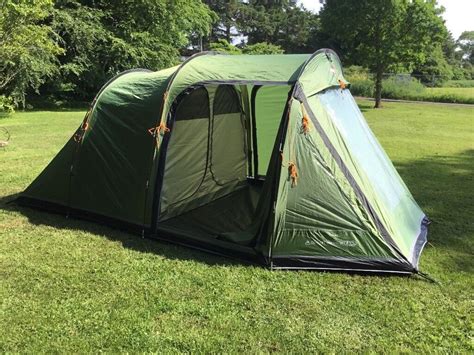 Vango Odyssey 400 Green, Four person tent with large porch/sitting area ...