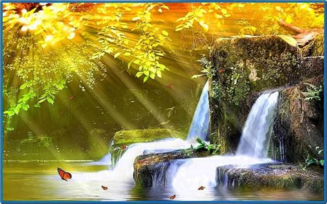 Best animated waterfall screensaver - Download free