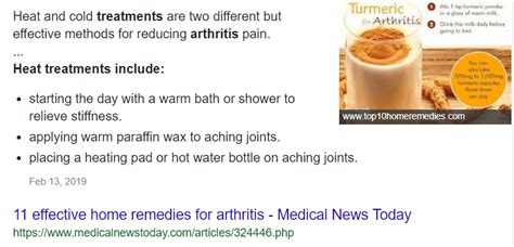 arthritis in the neck home remedies - Health related articles