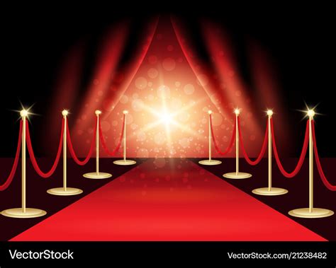 Red carpet Royalty Free Vector Image - VectorStock