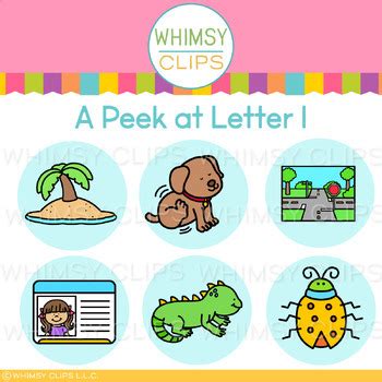 The Really Big Letter I Clip Art Set by Whimsy Clips | TPT