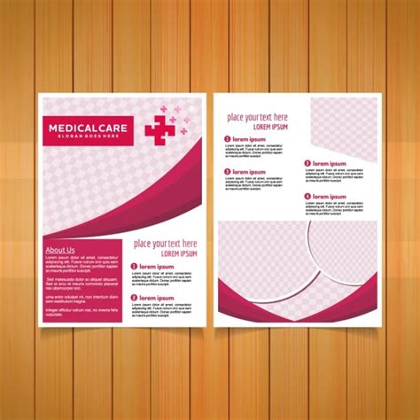 Free Vector | Medical brochure template