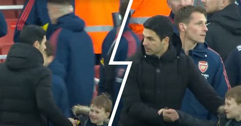 Spotted: How Arteta reacted to a kid approaching him in 98th minute ...