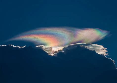 I saw a cloud with rainbow colors. What causes it? | Earth | EarthSky