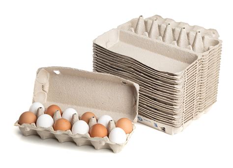 Set Of 25 Egg Cartons Heavy Duty Bulk Biodegradable Pulp Empty Egg ...