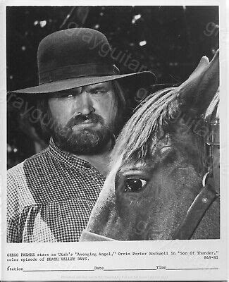 1969 Press Photo Actor GREGG PALMER in DEATH VALLEY DAYS 8X10 Vtg ...