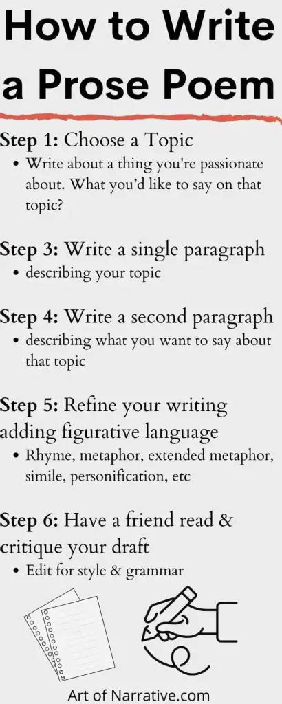 How to Write Prose Poetry: a Six Step Guide - The Art of Narrative