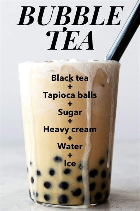 Homemade Bubble Tea with Cold Foam (Boba Milk Tea) | Bubble tea recipe ...