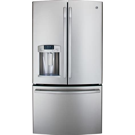 GE 26.7-cu ft French Door Refrigerator with Dual Ice Maker (Stainless ...