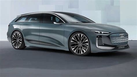 Audi A6 Avant E-Tron Concept Debuts As 469-HP Electric Station Wagon ...