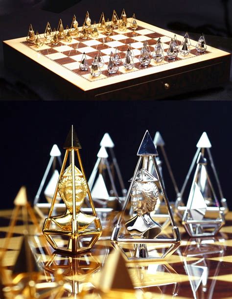 Charles Hollander luxury gold diamond chess set | Interior Design Ideas