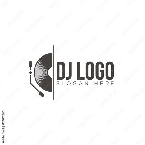 Vettoriale Stock DJ Logo design vector | Adobe Stock