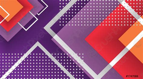 Abstract memphis background geometric elements Modern vector design ...