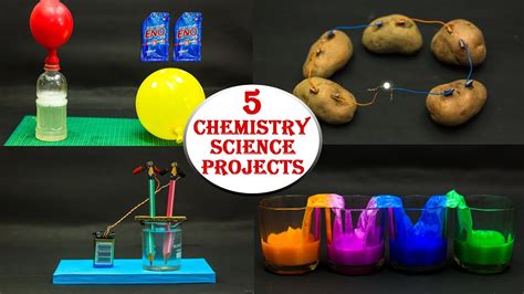 5 Chemistry Science Projects - YouTube