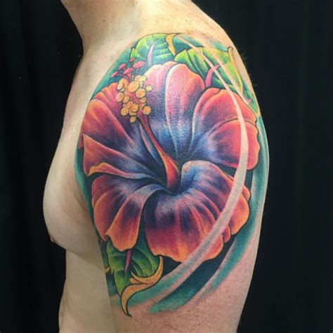 75+ Best Hibiscus Flower Tattoo Meaning & Designs - Art of Nature (2019)