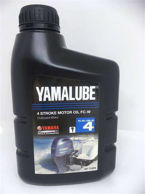 YAMAHA Genuine Yamalube 4 Stroke Outboard Motor Oil 10W-30 1 Litre *NEW ...