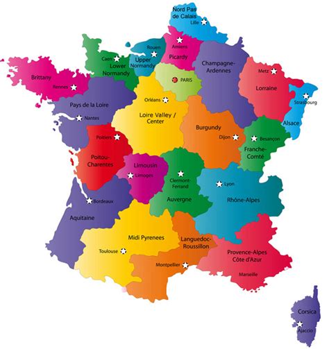 France Map: Explore places and attractions on a detailed Map of France