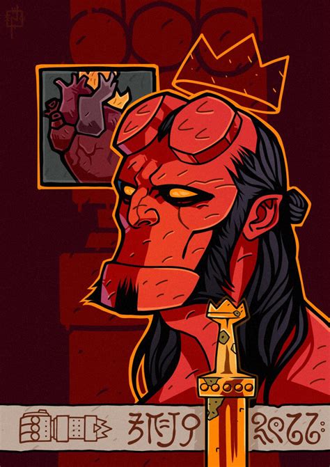 My fan art of Hellboy : r/HellBoy