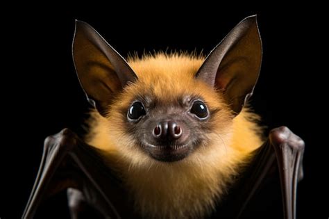 Premium AI Image | a bat with a big nose and a big nose