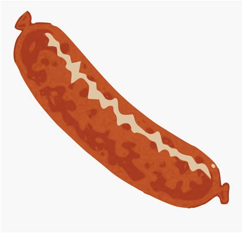 Fast Food, Breakfast, Sausage Clip Art Download - Cartoon Sausage Png ...