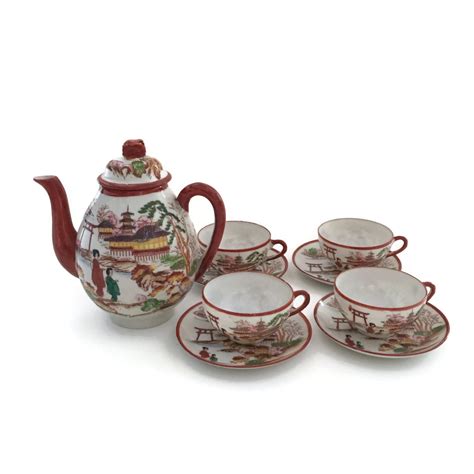 Antique Japanese Tea Set Japanese Tea Set Porcelain Tea Set