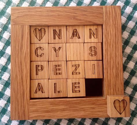 Buy a Custom Personalized Slider Puzzle, made to order from ShopDog ...