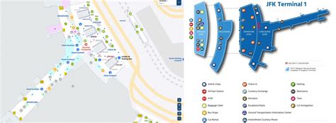 Terminal 1 map John F. Kennedy International - New York (JFK)