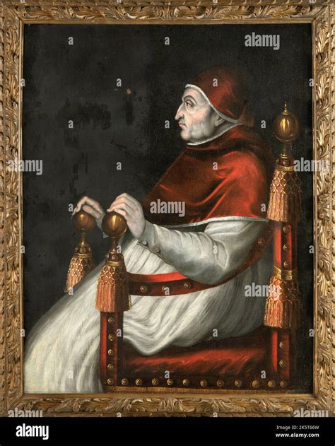 Portrait of Pope Alexander VI (1431-1503). Private Collection Stock ...