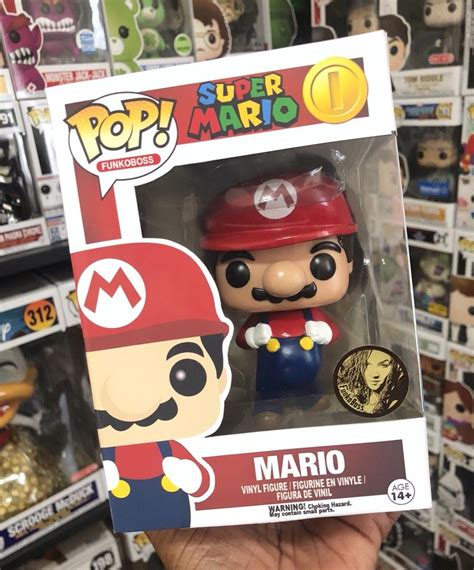 CUSTOM Funko Pop Games Nintendo SUPER MARIO BROS MARIO 1/1 Piece Only ...