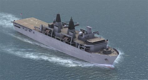 HMS Albion 3D Model $199 - .3dm .3ds .cob .dwg .fbx .flt .obj .wrl .x ...