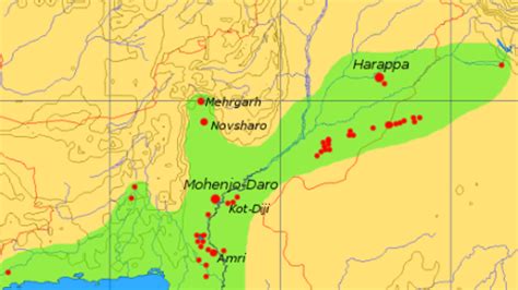 Harappan Civilization Map