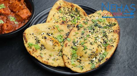 Wheat garlic tawa naan | no yeast Instant garlic tawa naan | instant ...