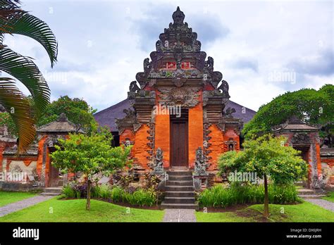 Temple in the Bali Museum, Denpasar, Bali, Indonesia Stock Photo ...