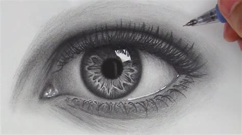 How to Draw Hyper Realistic Eyes | Step by Step - YouTube