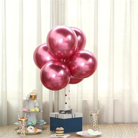 Efavormart 25PCS 12" Chrome Metallic Latex Helium Balloon For Wedding ...