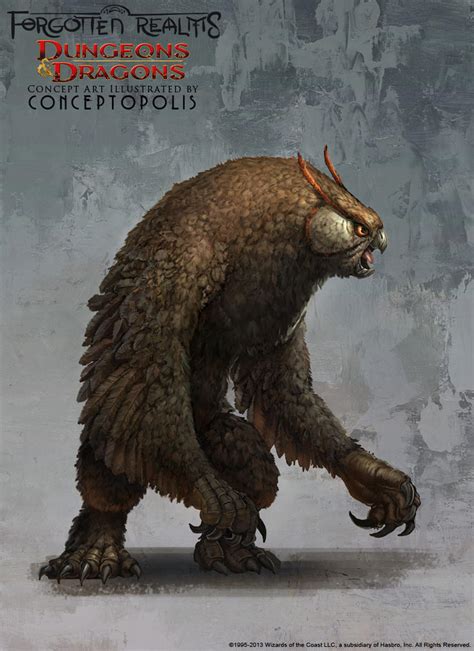 Owlbear (standard/basic) by Conceptopolis on DeviantArt