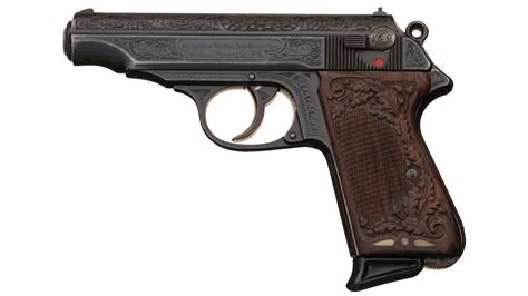 Excellent Engraved Walther PP 9mm Pistol