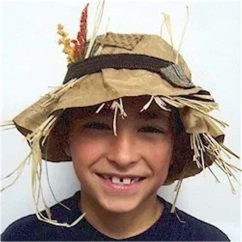 Scarecrow Hat | Scarecrow hat, Crazy hat day, Scarecrow crafts