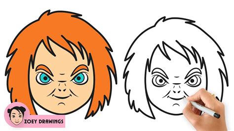 How To Draw Chucky Really Easy Drawing Tutorial | The Best Porn Website