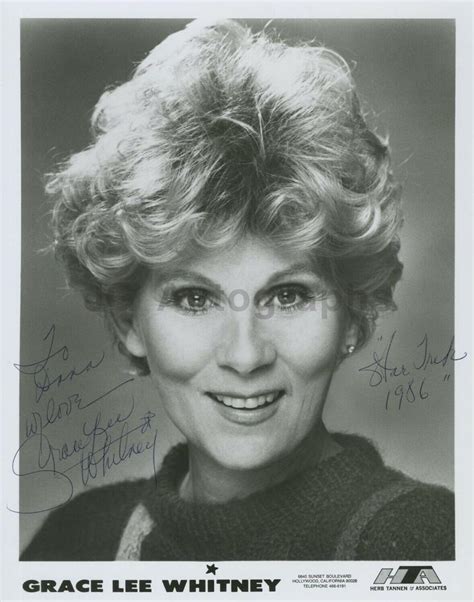 Grace Lee Whitney - Actress: "Star Trek" - Signed 8x10 Photograph ...