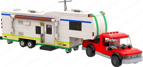 LEGO City Pickup Truck Caravan Camper Build Review Set 60182 | atelier ...