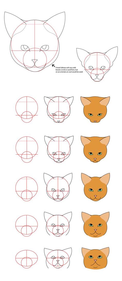 Cat Tutorial - Face by PerianArdocyl.deviantart.com on @deviantART Cat ...