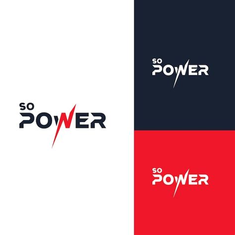 Premium Vector | Power logo design template