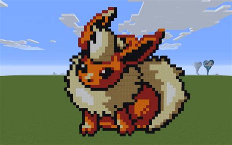 Flareon Pixel Art, creation #11689