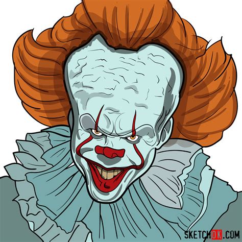 Pennywise Drawing Full Body Easy