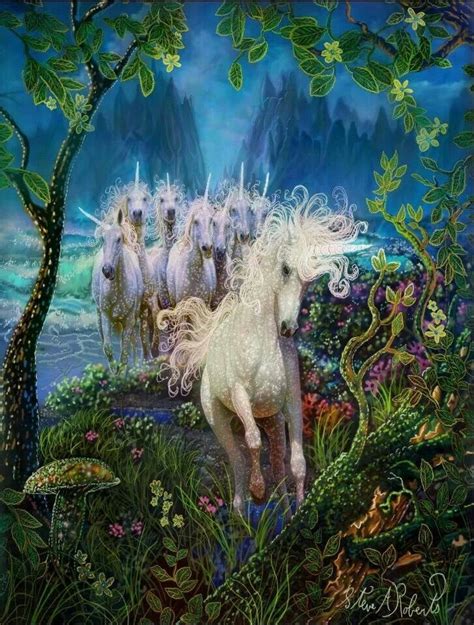 20 best Unicorns - Paintings images on Pinterest | Unicorn painting ...