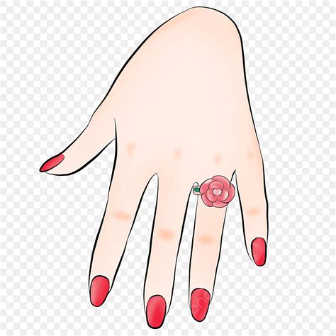 Ruby Ring Clipart Transparent Background, A Rose Ruby Ring Embedded On ...