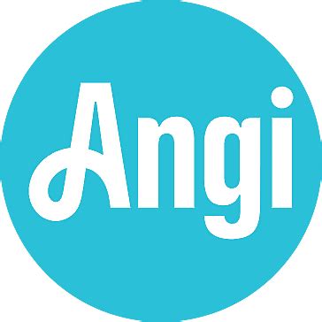 Angi blue round logo transparent PNG - StickPNG