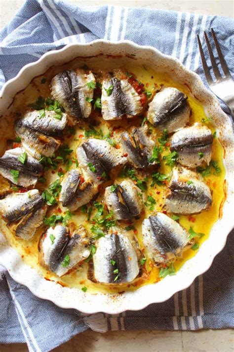 MEDITERRANEAN BAKED STUFFED SARDINES - 30 days of Greek food