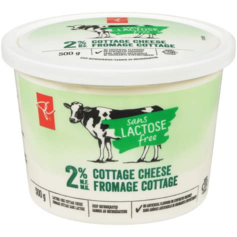 President's Choice Lactose Free Cottage Cheese (500 g) - Instacart